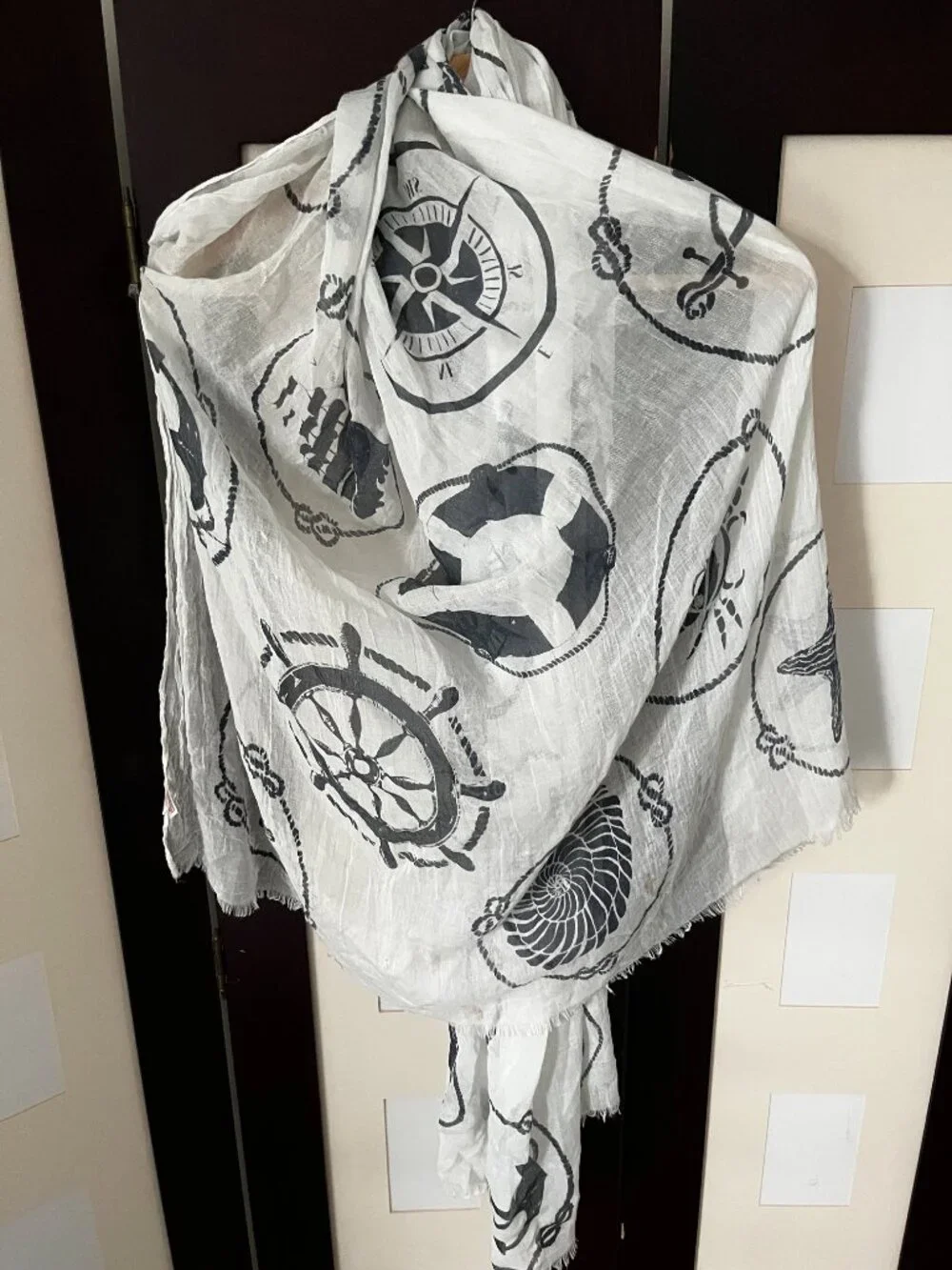 Simonetta Cotton Gauze Lightweight Scarf